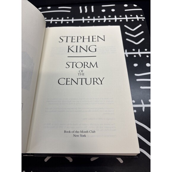 Storm of the Century by Stephen King (1999, Hardcover) - Picture 3 of 4